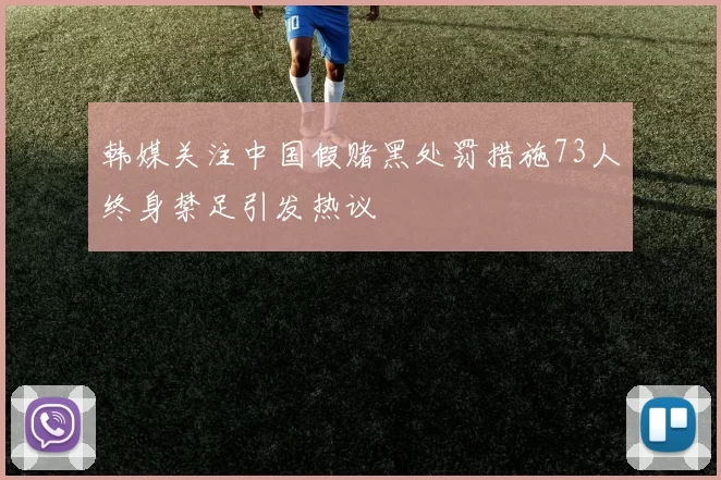 韩媒关注中国假赌黑处罚措施73人终身禁足引发热议